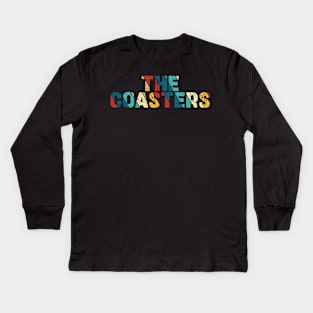 Retro Color - The Coasters Kids Long Sleeve T-Shirt